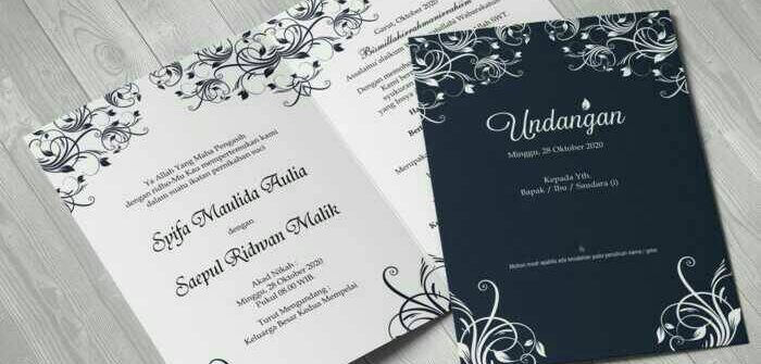 jenis undangan pernikahan