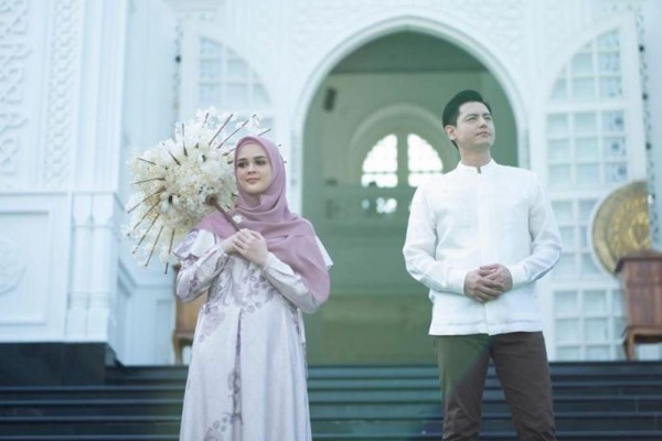 foto prewedding di masjid