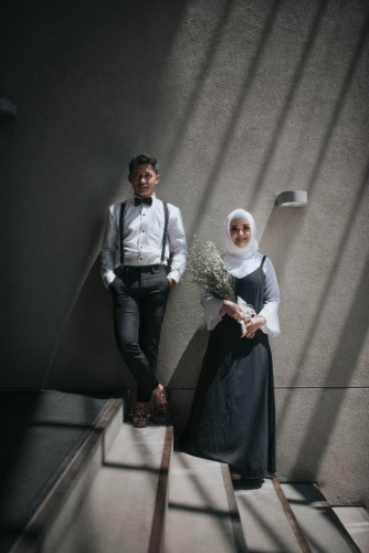 foto prewedding islami 