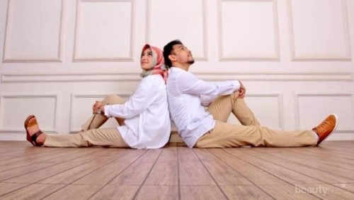 foto prewedding baju putih